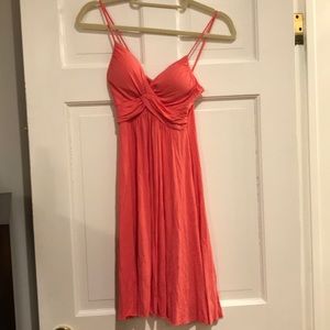 Dulce Carola Dresses - Maternity Sweetheart Party Knee-Length Dress Coral Dulce Carola Dresses - Maternity Sweetheart Party Knee-Length Dress Coral